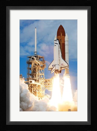 Framed Atlantis Launch Print