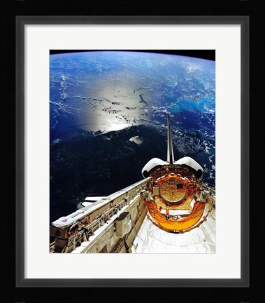 Framed Atlantis Over Florida Print