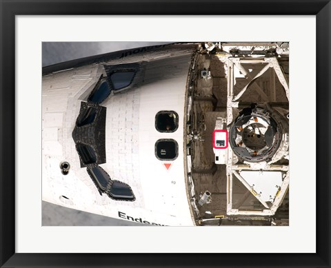 Framed Dragon Eye as seen from the International Space Station Print