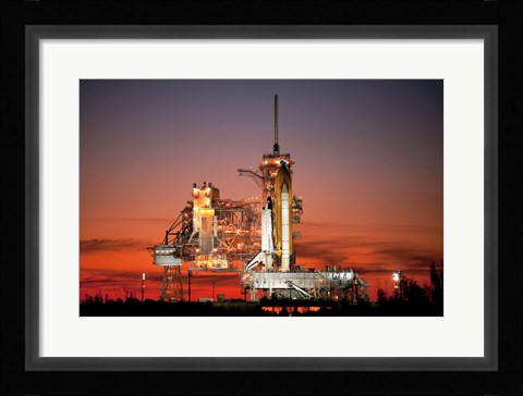 Framed STS-129 Atlantis Ready to Fly Print