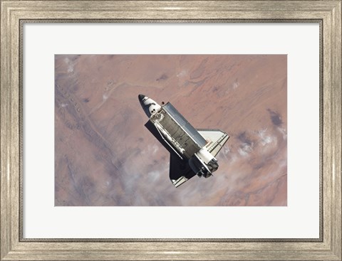 Framed STS-129 Atlantis Separation Print