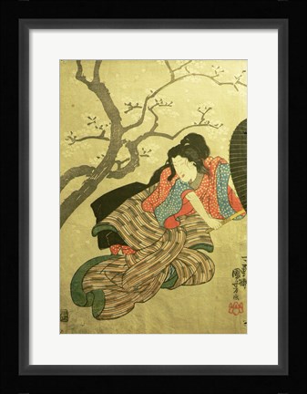 Framed Femme Samurai Print