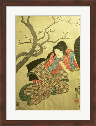 Framed Femme Samurai Print