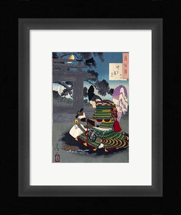 Framed Yoshitoshi - 100 Aspects of the Moon Print