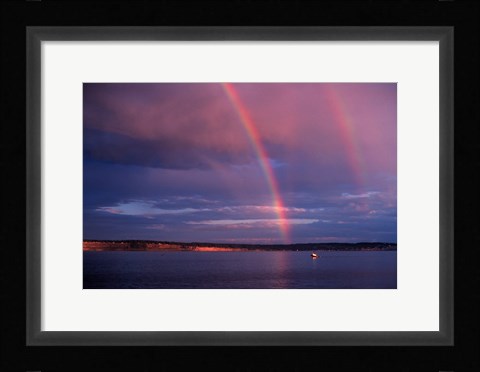 Framed Double Rainbow Print