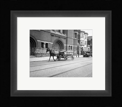 Framed Mc Caul Street Synagogue Print