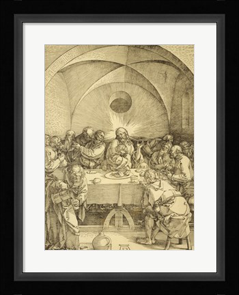 Framed Last Supper Durer Print