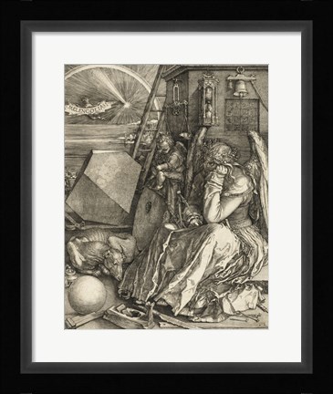 Framed Melencolia I Durer, Albrecht Print