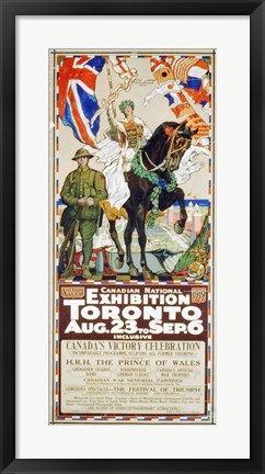 Framed Canadian National Exhibition Toronto Print