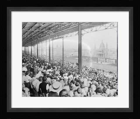 Framed Race Track, Toronto Print
