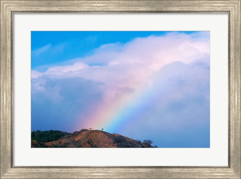 Framed Rainbow at Monteverde Cloud Forest Reserve, Costa Rica Print