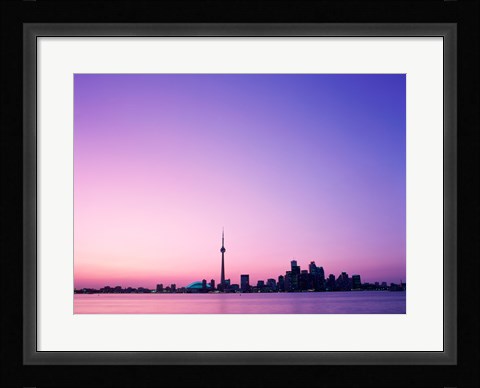Framed Buildings on the waterfront, Toronto, Ontario, Canada Print