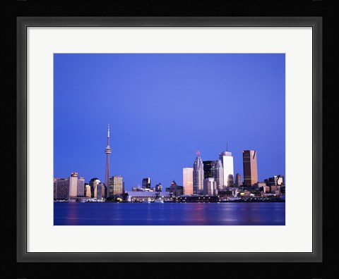 Framed Buildings on the waterfront, Toronto, Ontario, Canada Print