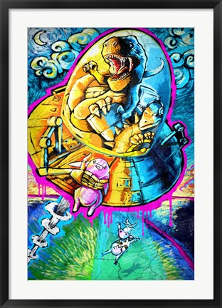 Framed T-Rex Makes a Lousy CoPiliot Print