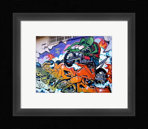 Framed Rage and Roth Rat Fink Print