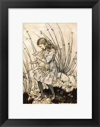 Framed Alice in Wonderland Print