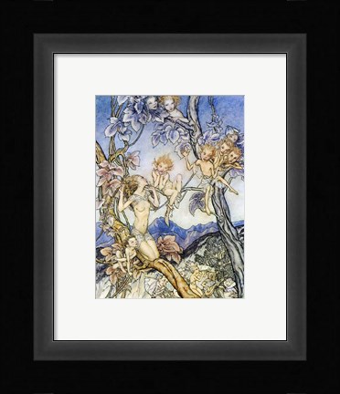 Framed Fairy Song Print