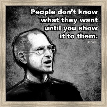 Framed Steve Jobs Quote III Print