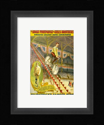 Framed Kilpatrick's Famous Ride Print