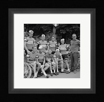Framed Dutch Team, Tour de France 1960 Print