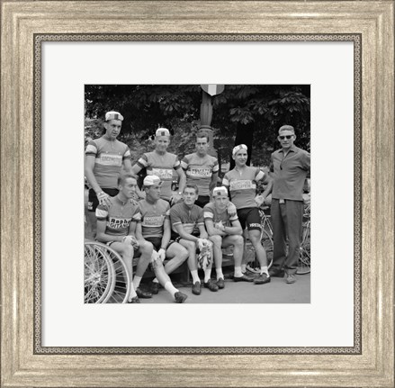 Framed Dutch Team, Tour de France 1960 Print