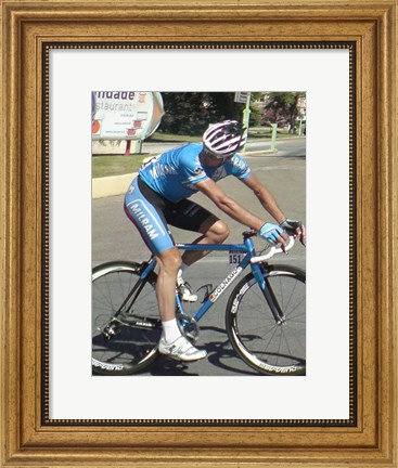 Framed Erik Zabel Tour de France 2008 Print