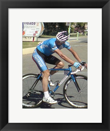 Framed Erik Zabel Tour de France 2008 Print