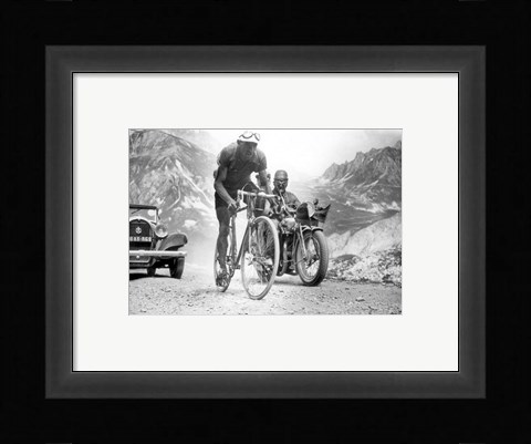 Framed Federico Ezquerra  Tour de France 1934 Print