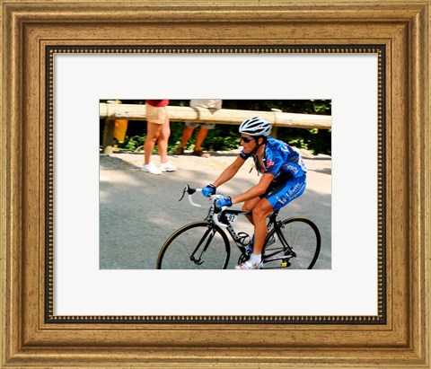 Framed Joseba Beloki Tour de france 2005 Print