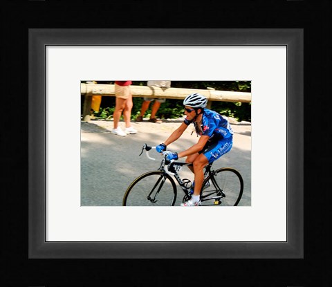 Framed Joseba Beloki Tour de france 2005 Print