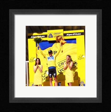 Framed Lance Armstrong - Tour de France 2003 Print