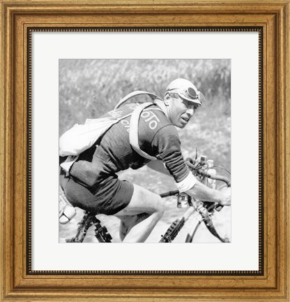 Framed Lucien Buysse in de Tour de France 1926 Print