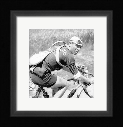 Framed Lucien Buysse in de Tour de France 1926 Print
