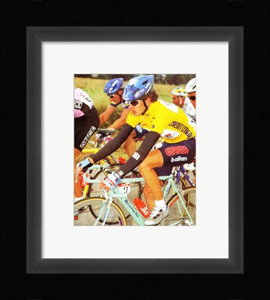Framed Yvan Gotti  Tour de France 1995 Print