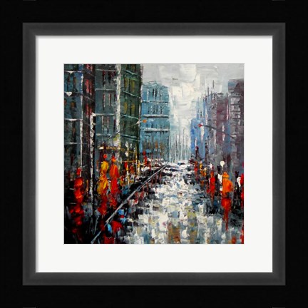 Framed City Landscape Print