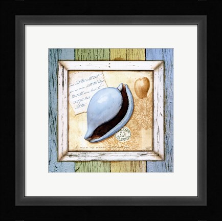 Framed Sea Treasures IV Print