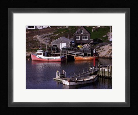 Framed Coastal Shore II Print