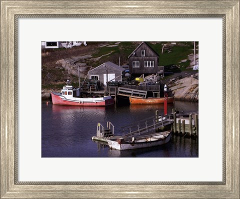 Framed Coastal Shore II Print