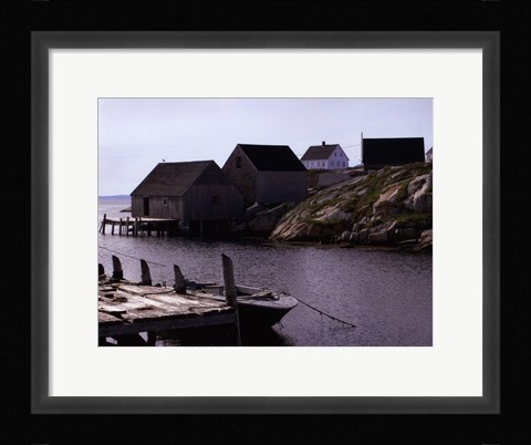 Framed Coastal Shore I Print