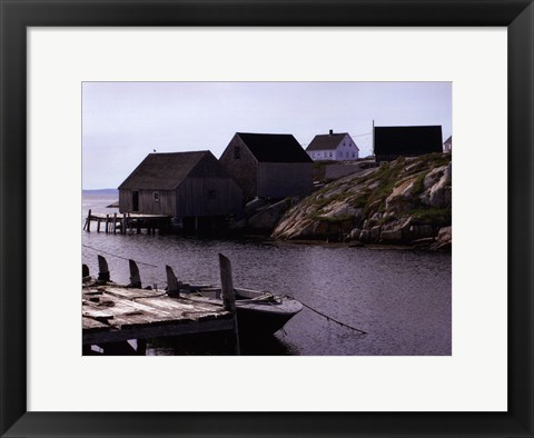 Framed Coastal Shore I Print