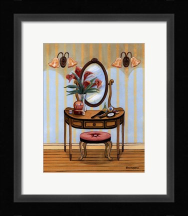 Framed Nouveau Boudoir II Print