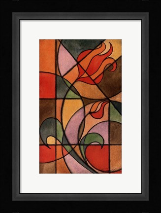 Framed Craftsman Flower II Print