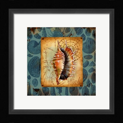 Framed Seaside Gifts IV Print
