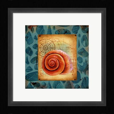 Framed Seaside Gifts I Print