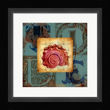 Framed Sand and Surf IV Print