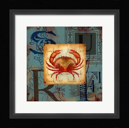 Framed Sand and Surf III Print