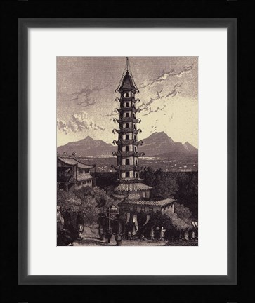 Framed Imperial Architecture II Print