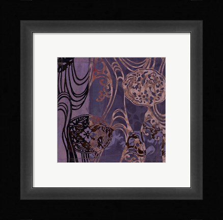Framed Small Medallions &amp; Damask II Print