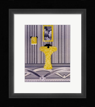 Framed Saffron Sink Print