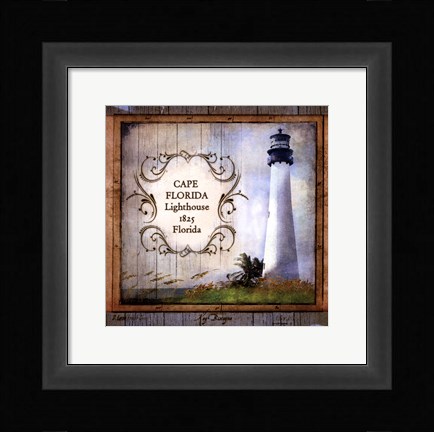 Framed Florida Lighthouse III Print